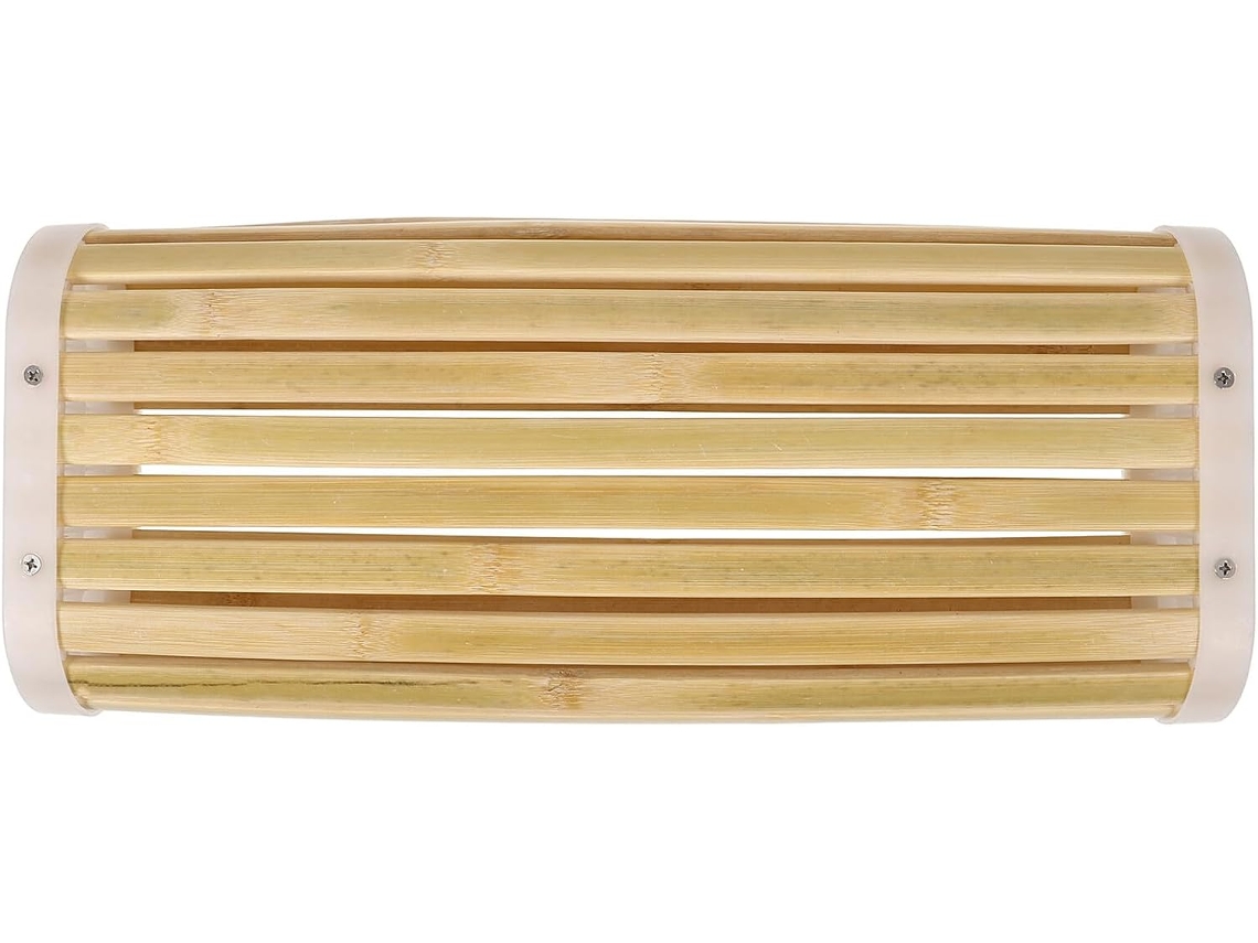 Cervical De Bambu 16x40x8 Cm, Travesseiro Antitranspirante Para Sauna E Banho, Almofada Oca Refrescante Para Suporte Do Gokoco