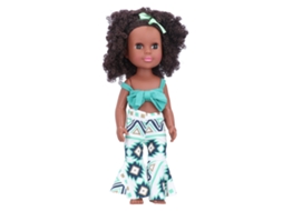 Mali boneca Bebê Reborn Simulada 35cm Cabelo Cacheado Brinquedo de Coleção Presente