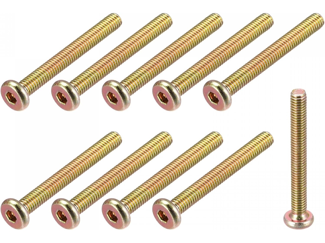 Parafusos de Máquina com Cabeça Sextavada Interna 20 Pçs CHABERLU (m6x50mm)