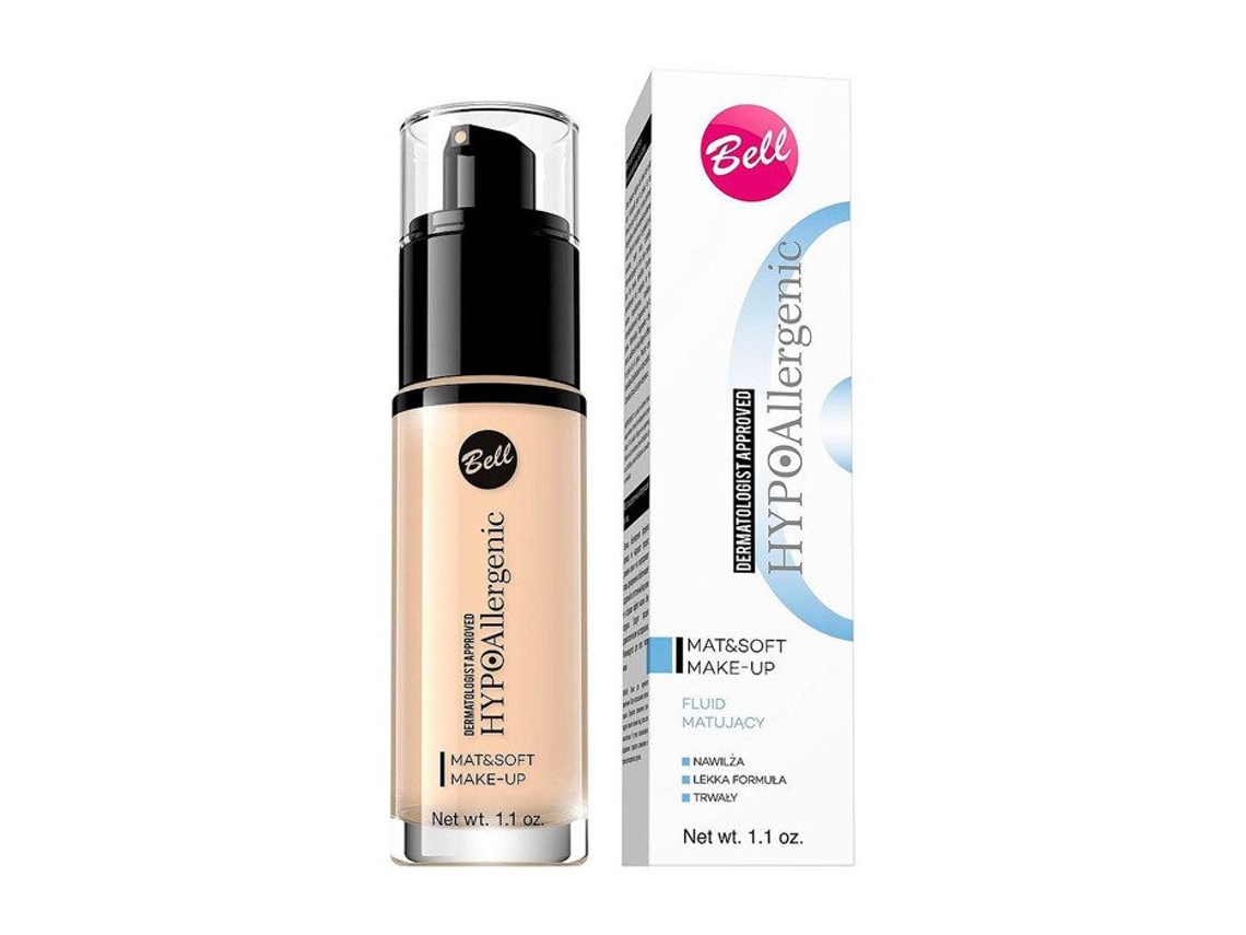 Corretor Matificante Bell Hypoallergenic Matsoft Na Cor 01 Bege Claro, 30g
