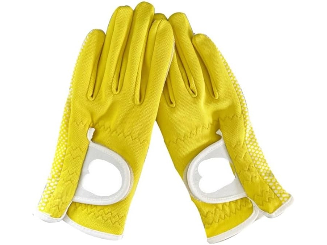 Luvas de golfe de verão para mulheres, respiráveis, antiderrapantes, elásticas, S/MARCA