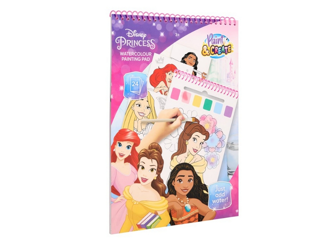 Caderno De Esboços Em Aquarela Princesa 86778
