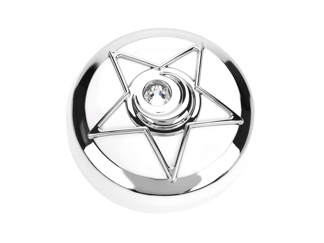 Caixa Portátil De Lentes De Contato Com Espelho Pentagrama