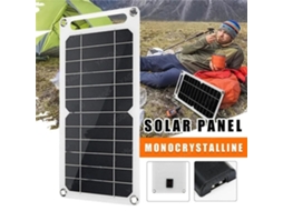Painel Solar de 15 W com Duas Portas Usb, Dc e Controlador com S/MARCA