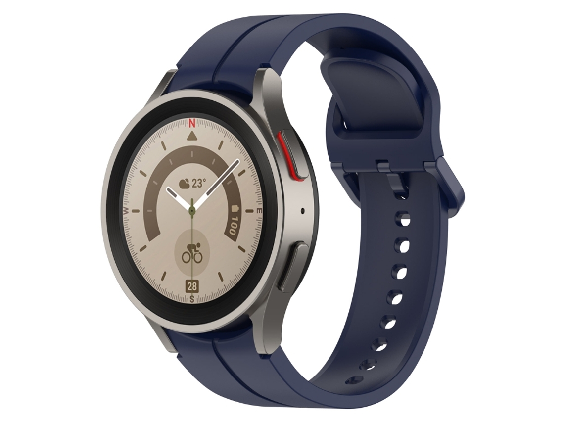 Bracelete Aço Inoxidável com Fivela Magnética para Samsung Galaxy Watch Ultra (47mm) Cor Titânio XIAOMOYU