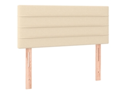 Cabeceira de Cama Tecido 80x5x78/88 Cm Creme MAISON EXCLUSIVE