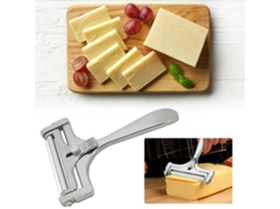 Fatiador De Queijo Com Rolo E Fio Corte, Espessura Corte Variável, Aço Inoxidável/alumínio, Design Retrô, Lâmina Giratória, Pratea Aquaforge