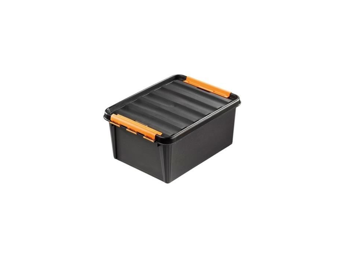 Caixa De Armazenamento Pro 31 50x39x26 Cm Plástico 31l Preto