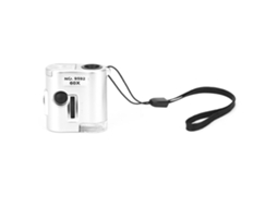 Lupa Microscópio 60x Mini com Led S/MARCA