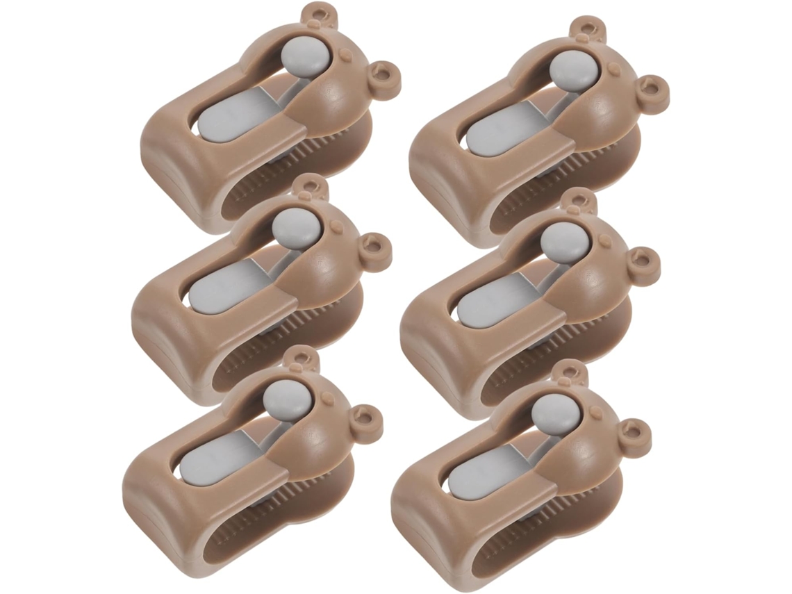 Conjunto de 6 pinos antiderrapantes, acessórios ideais para camas de polipropileno Lençóis, Invisíveis Facts, para