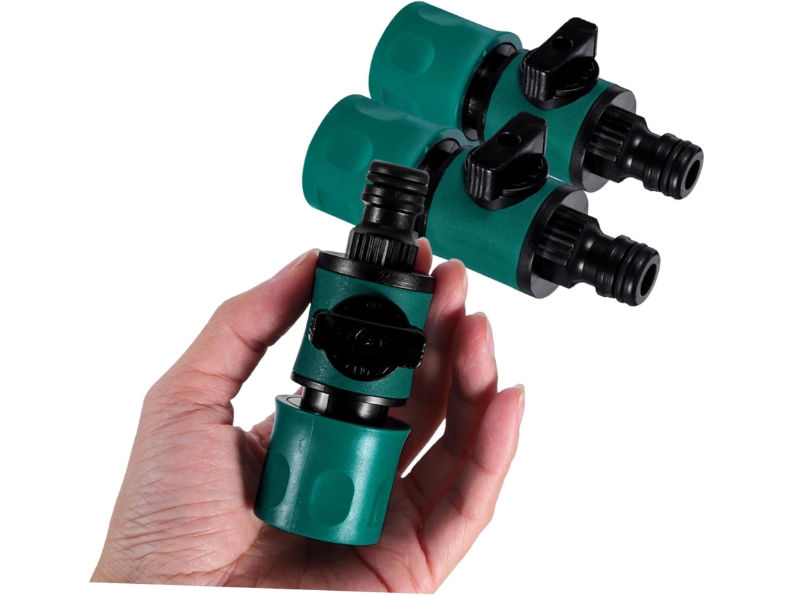 Conjunto De 3 Válvulas Controle Água Eficientes Com Conexão Rápida