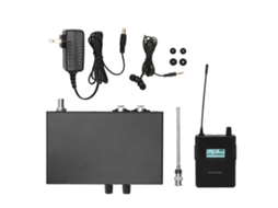 Sistema De Monitoramento Sem Fio Estéreo Uhf Transmissor E Receptor