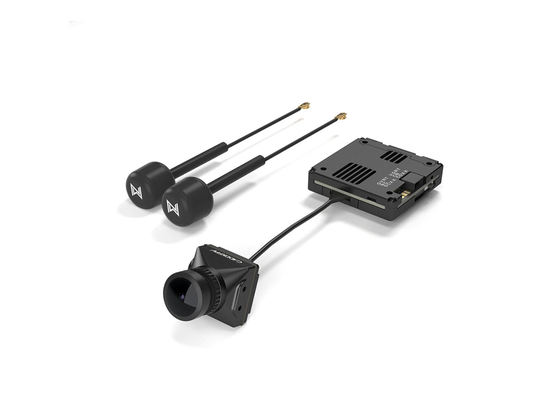 Kit Câmera e Transmissor Walksnail Avatar Hd Pro Walksnail Antenas Duplas 5.8ghz Digital 32gb 1080p 160fov para Drone Rc MDUG