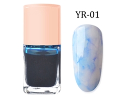 Esmalte De Uñas Gel Uv Com Glitter Marmoleado Gradiente 15ml Duradouro Ferramenta Diy De Manicura 1