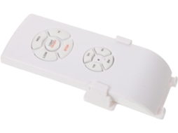 Controle Remoto Para Ventilador De Teto Com Luz, Feito De Plástico Branco.