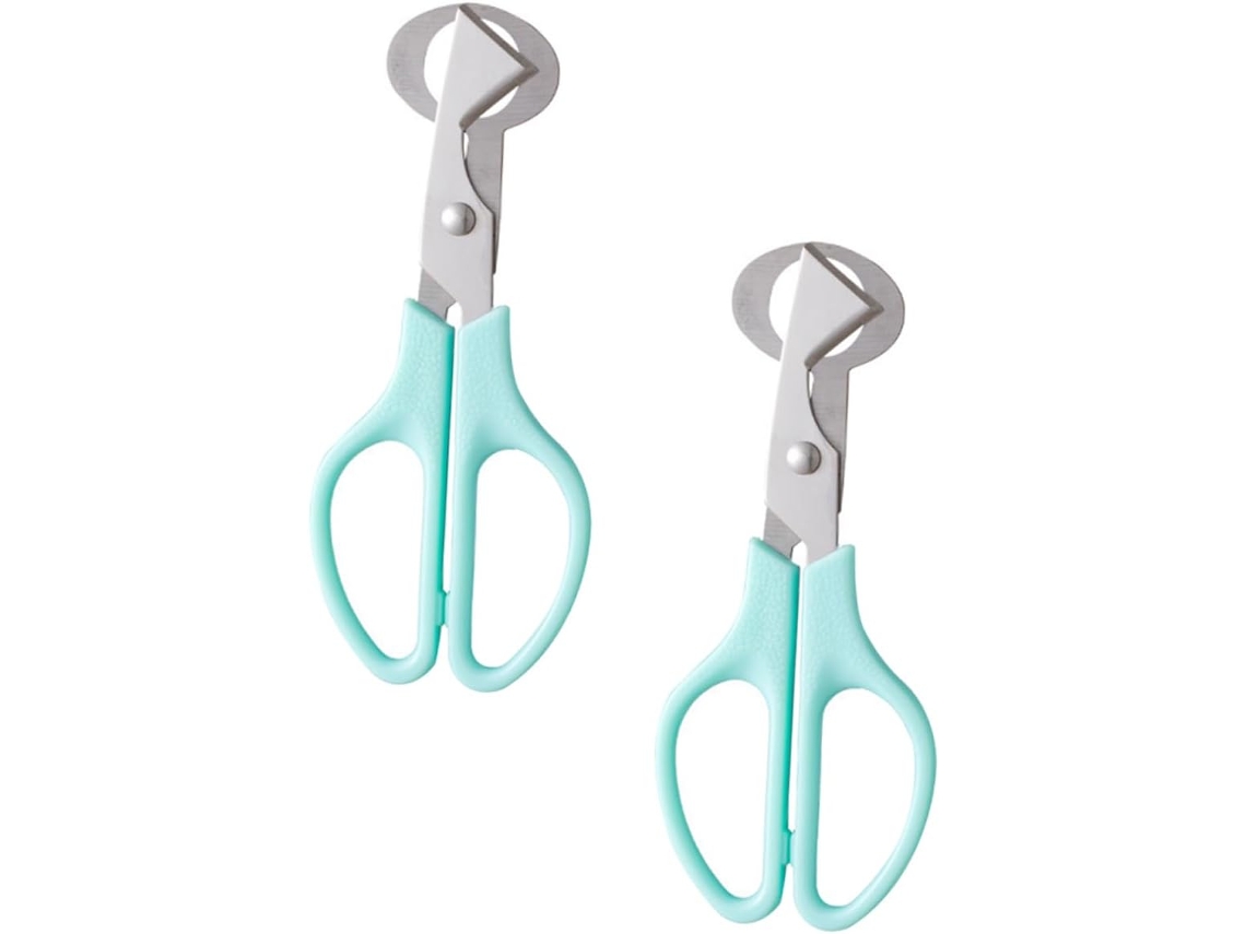Separador De Ovos De Codorna: Esta Tesoura De Cozinha Versátil Possui Design Ergonômico. O Cabo Confortável É