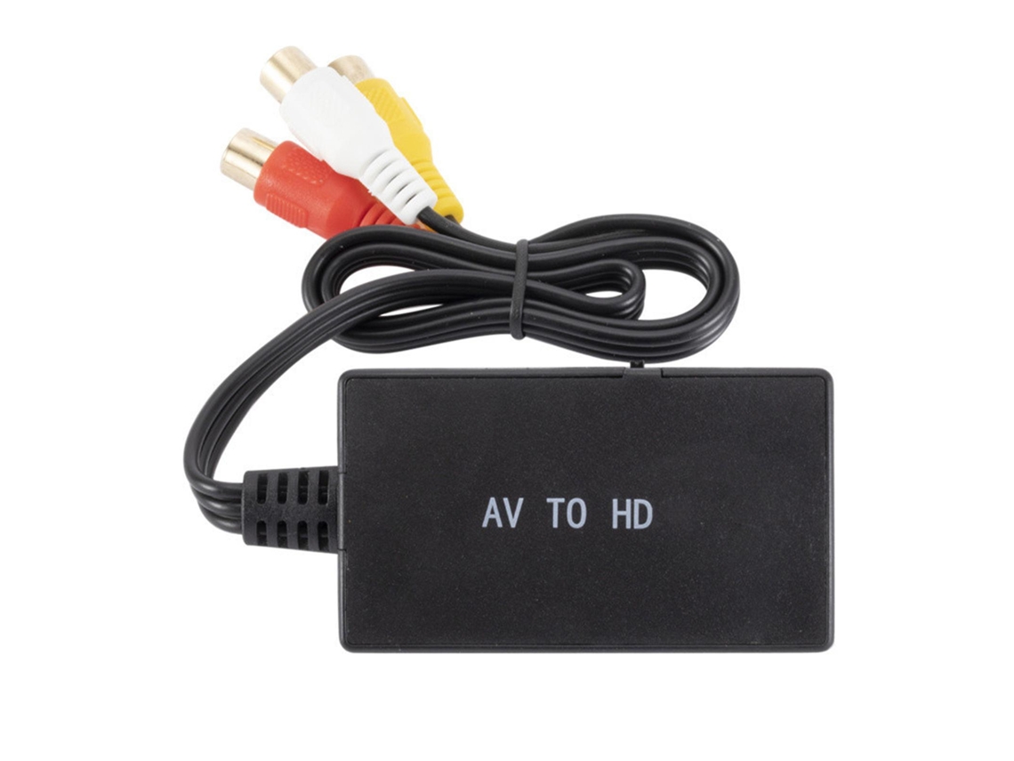 Hdmi-compatível Com Dois Adaptadores Av, Conversor De Vídeo Caixa Av/cvsb L/r Adaptador De Vídeo