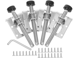 Nuobesty Conjunto De 4 Pés Ajustáveis Para Móveis, Niveladores De Armários, Antiderrapantes E Com Altura Ajustável Por