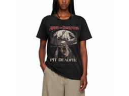 Rockinstone Army Of Darkness Movie Pit Deadite Black Adult T-shirt Size:m