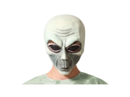 Máscara Halloween Alien Verde