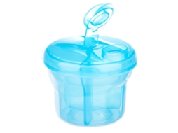 Mali dispenser de Leite em Pó 3 Seções Container Alimentar para Viagens Outdoor Rosa/azul