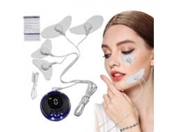 Massageador Facial Firmador Exquisite 2025 Com Almofadas Adesivas, Eletroestimulador Facial, 8 Modos, Massagead Or Elétrico De Microcorrente Ems