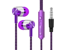 Fones De Ouvido Intra Auriculares Com Fio, Tecnologia De Cancelamento Ruído E Design Ergonômico Para Um Encaixe Seguro