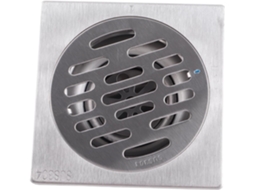 Ralo De Piso Quadrado Cryfokt Em Aço Inoxidável Durável Para Chuveiro, Cozinha, Banheiro E Garagem (estilo 2)