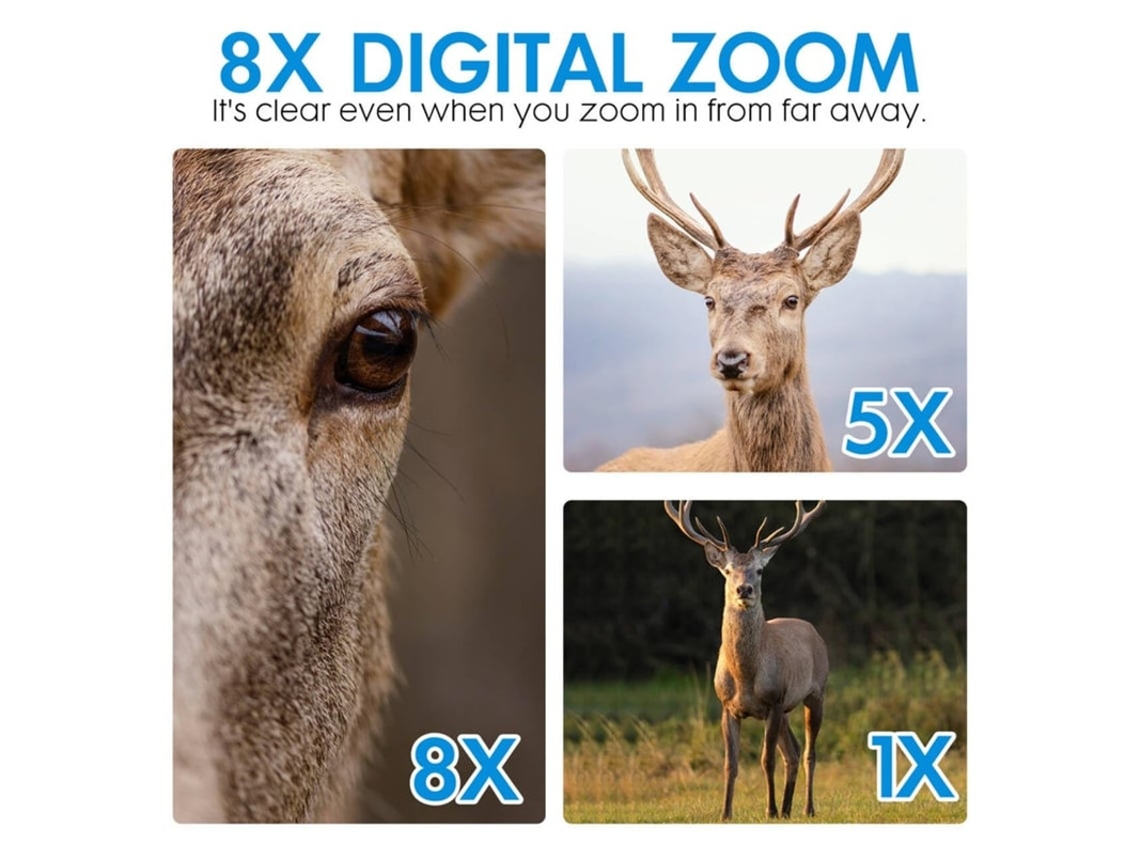 Óculos De Visão Noturna Óculos Infravermelhos Visão Noturna 4k Binóculos De Visão Noturna Escopo 8x Zoom Digital Binóculos Hd De Tela Grande Bestvite