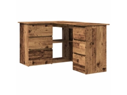 Corner Desk, Corner Desks Vidaxl Marrom Madeira Processada (n/a)