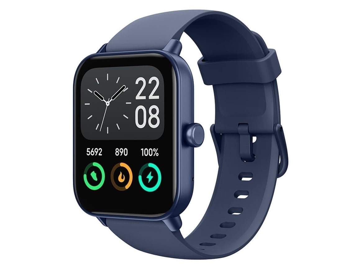 Smartwatch 1 8 Várias Opções de Função Adequado para Ios e Android Azul