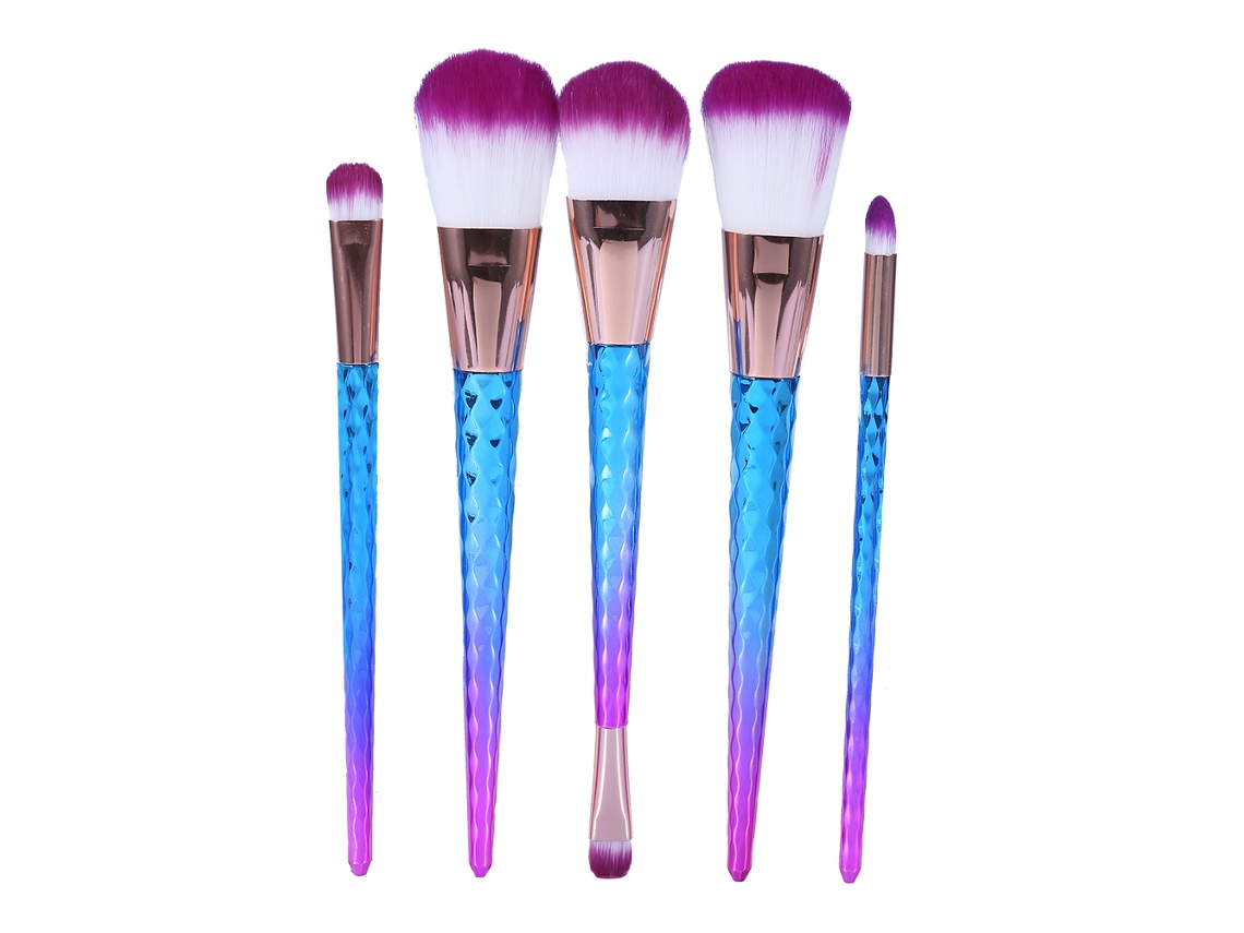 Kit Profissional De Pincéis Para Maquiagem Pó E Contorno