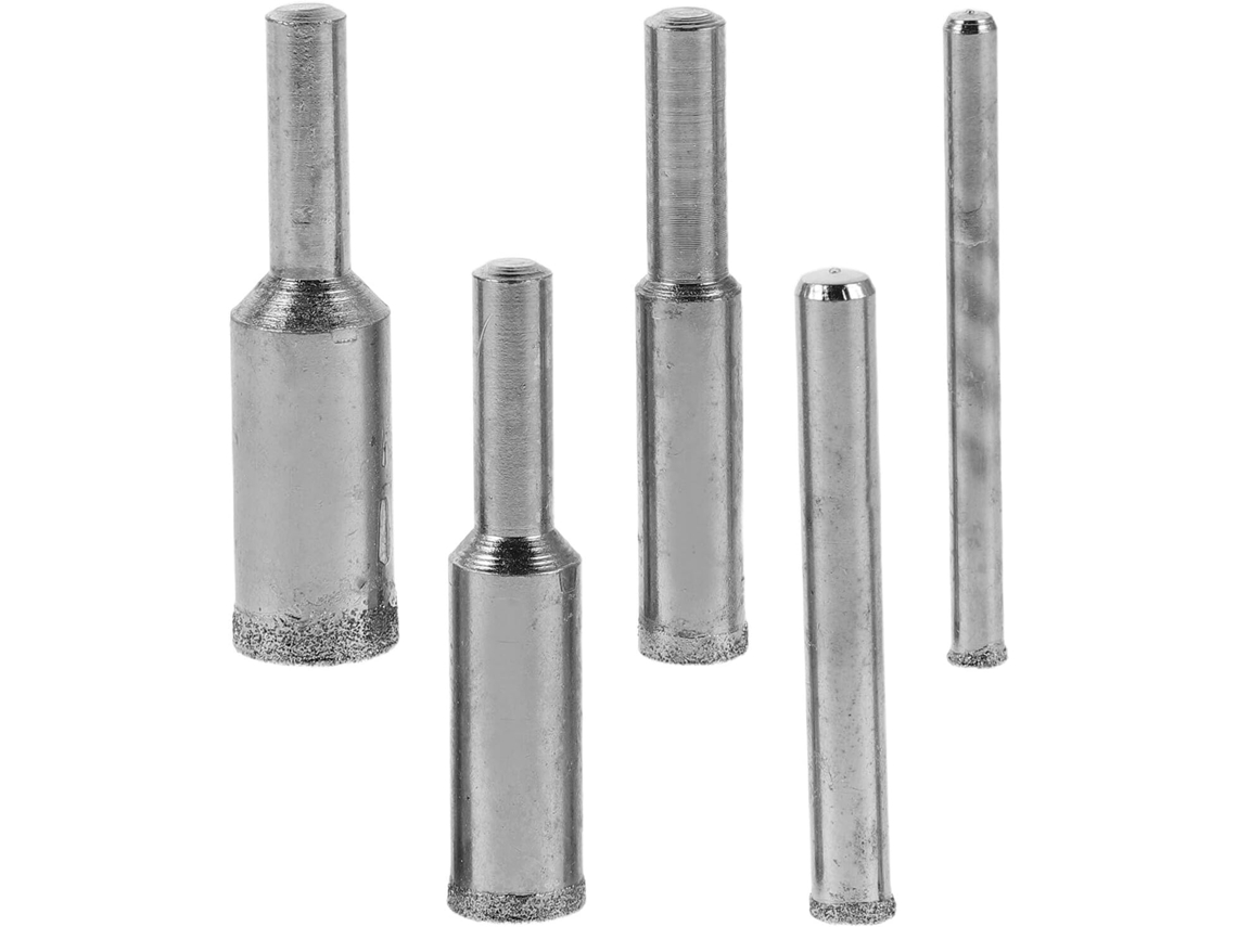 Conjunto De 5 Cabeças Desbaste Esféricas Côncavas Grão Grosso Para