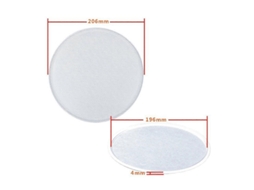 Grade de Protetor YURU para alto-falante redondo em malha base 6.5 polegadas decorativo e seguro