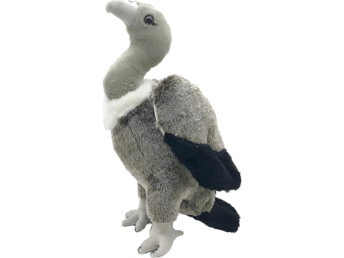 Pelúcia Realista De Abutre Cinzento, Super Macia De Algodão Pp, Presente De Aniversário Para Crianças, Coleção De Animais, 14 Polegadas