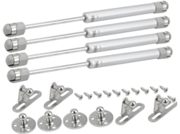 Conjunto De 4 Dobradiças Hidráulicas Para Armários Com Fechamento