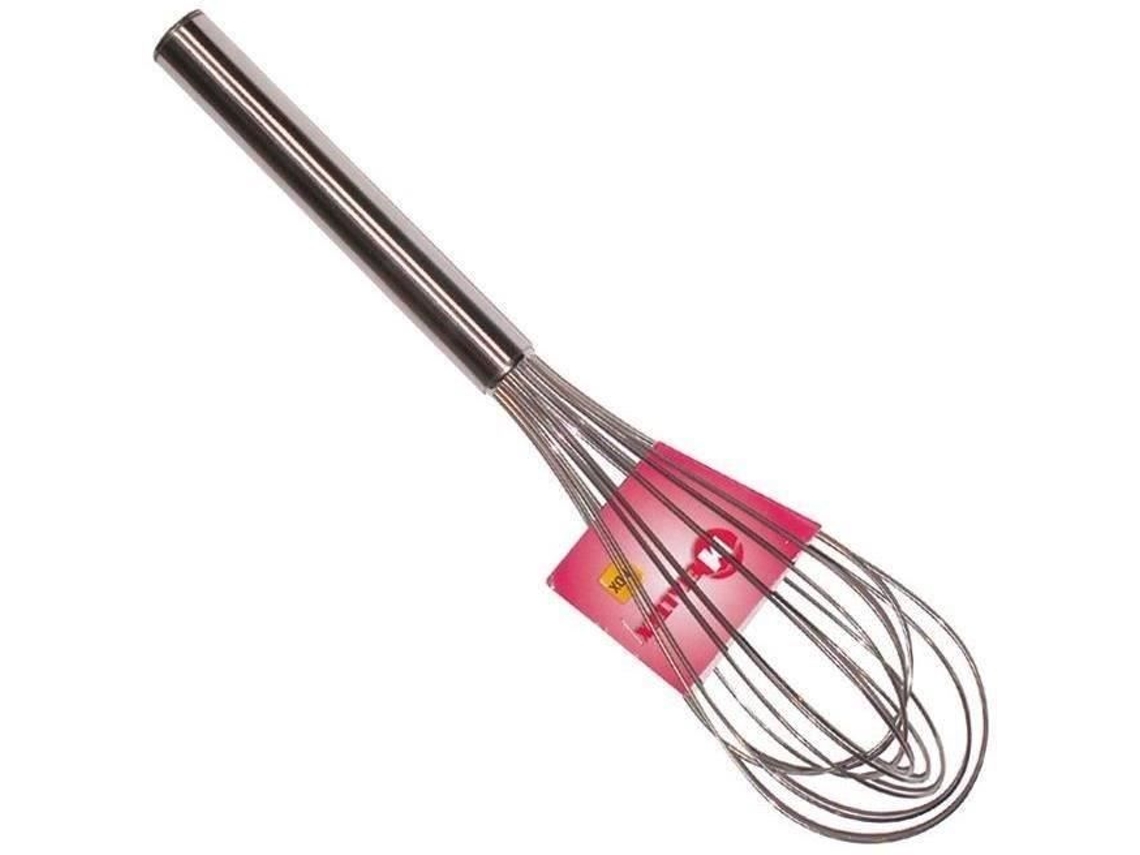 Batedor De Aço Inoxidável Cabo Completo 30 Cm Metaltex