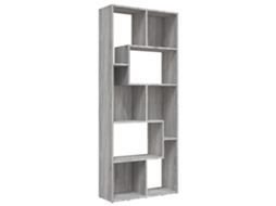 Book Cabinet, Book Cabinets Vidaxl Cinzeto Madeira Processada (n/a)