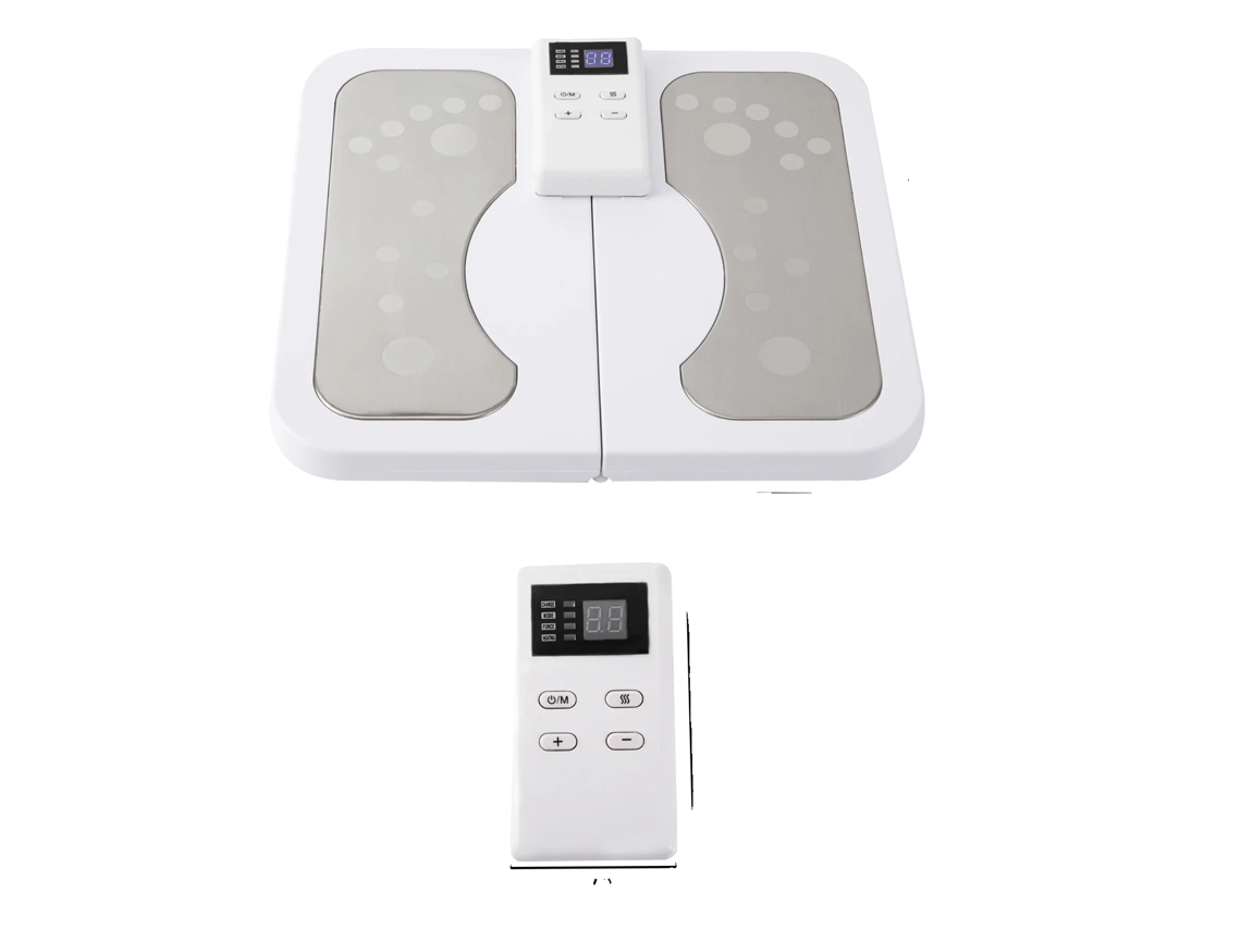 Massageador De Pés, Tecnologia Ems, 6 Modos De Massagem, Branco, 220 V, Plugue Eu