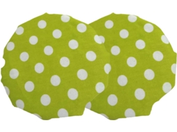 Qiland Protetores De Maçaneta 2 Peças Capas Protetoras Para Macias E Redondas Estilo Natural Decore A Sua Verde