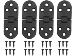 Conjunto De 4 Dobradiças Redondas, Arredondadas Para Portas Com