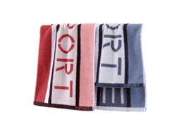 Conjunto de Toalha NEVEANCE Mão Listradas Macias Absorventes Algodão - 2pcs (34x72cm)