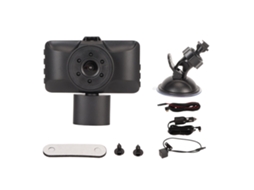 Gravador de Tráfego Automático 2026, Câmera Frontal e Traseira de 3 Polegadas 1080p com Visão Noturna, Mini Dash Cam, USB, HD, 180mAh, 640x360
