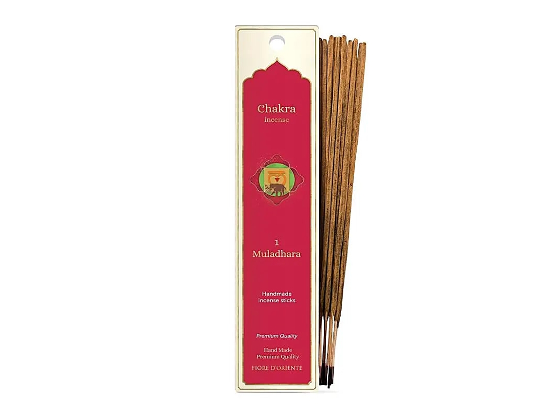 Incenso Muladhara Fiore D'oriente Chakra - Conjunto De 3 Unidades - 20g