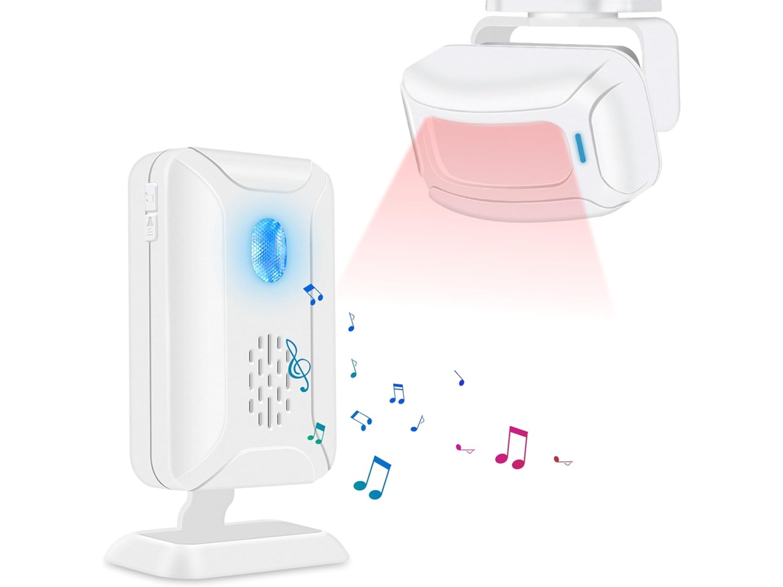Campainha Com Sensor De Movimento / Campainha Sem Fios Para Entradas, Lojas, Escritórios E Estabelecimentos Comerciais