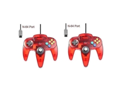 Pacote Com 2 Controles Clássicos Com Fio Para N64, Joystick Retrô Para Jogos, Controle De Substituição De 64 Bits P Ly Ebike
