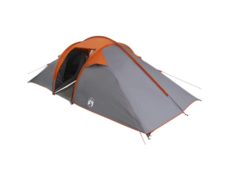 Tenda Túnel Vidaxl Cinzento,laranja Poliéster (510x240x156 Cm)