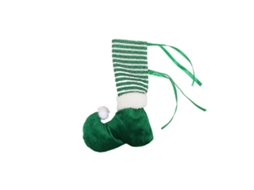 Decorações de Natal em Tecido com Motivo de Elfo Verde para Mesa e Decoração Festiva LAXISCREED