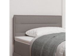Cabecero Diseño Líneas Taupe 90 cm Tela