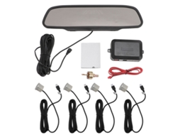 Sistema de Radar de Ré com 4 Sensores, Display Led, Ajuda Estacionamento | S/MARCA